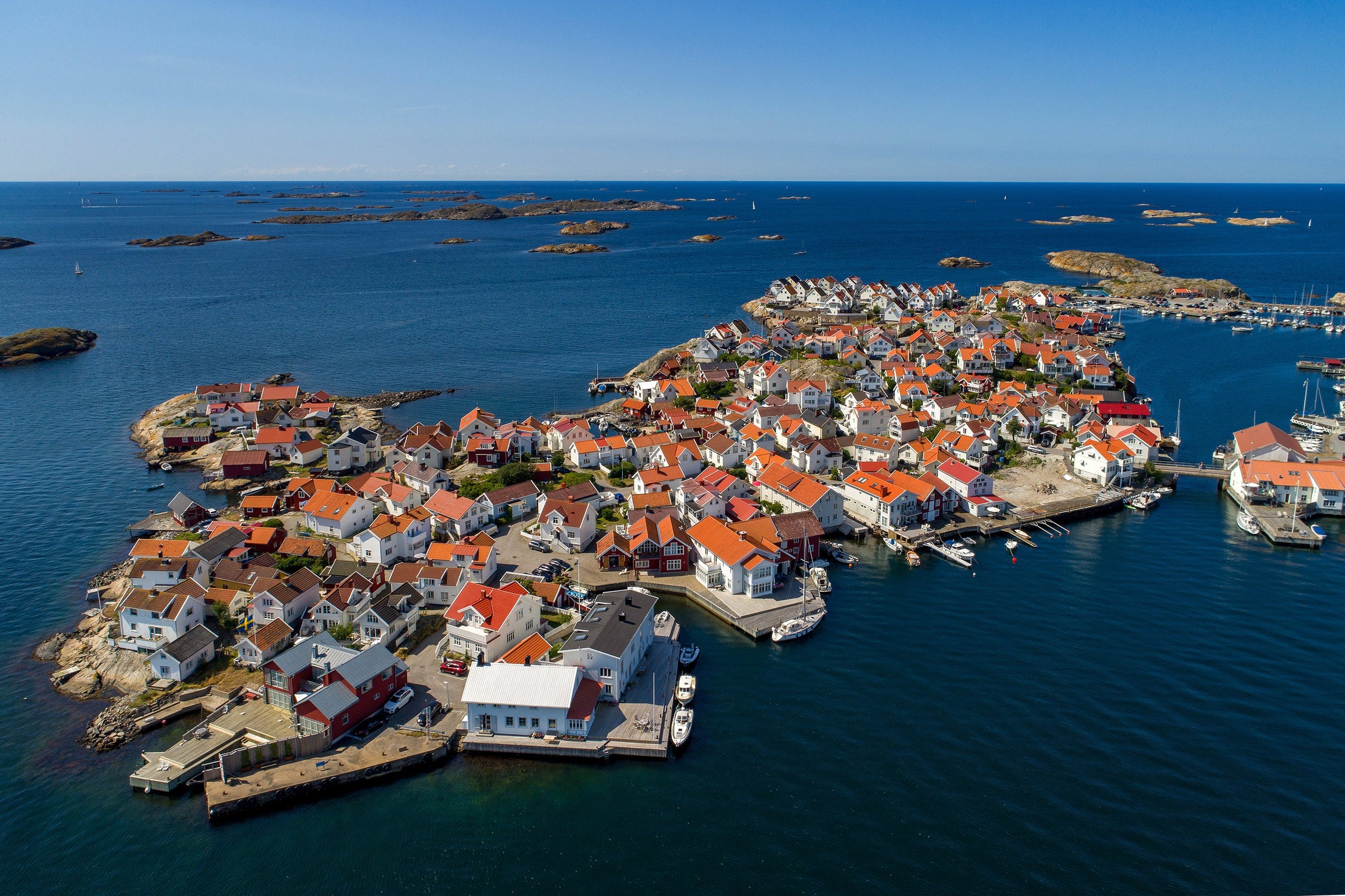 Längs med västkusten