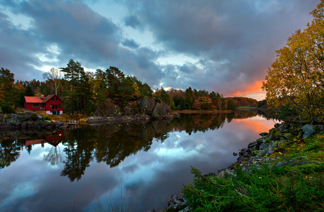 Munkeboviken Öresjö Trollhättan av Asmundur Sveinsson