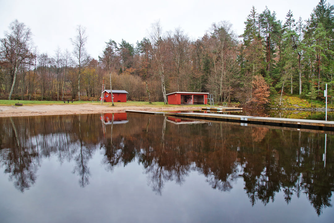 Munkeboviken Öresjö Trollhättan av Asmundur Sveinsson