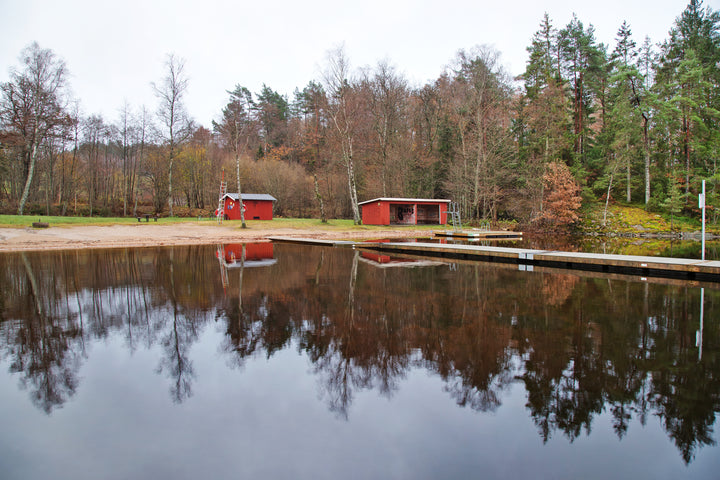 Munkeboviken Öresjö Trollhättan av Asmundur Sveinsson