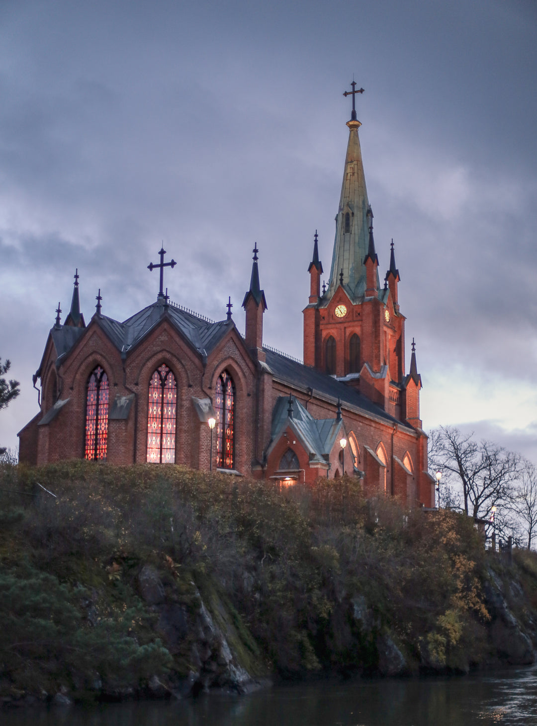 Kyrka i Trollhättan av Johanna B Brusing